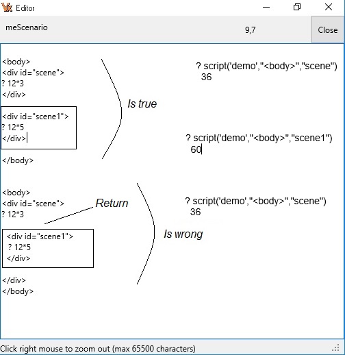 Script is wrong in demo database 