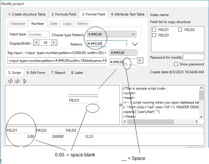 Formula Field number